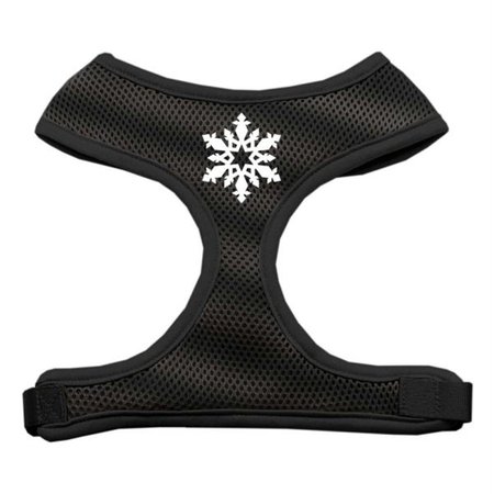 UNCONDITIONAL LOVE Snowflake Design Soft Mesh Harnesses Black Large UN849428